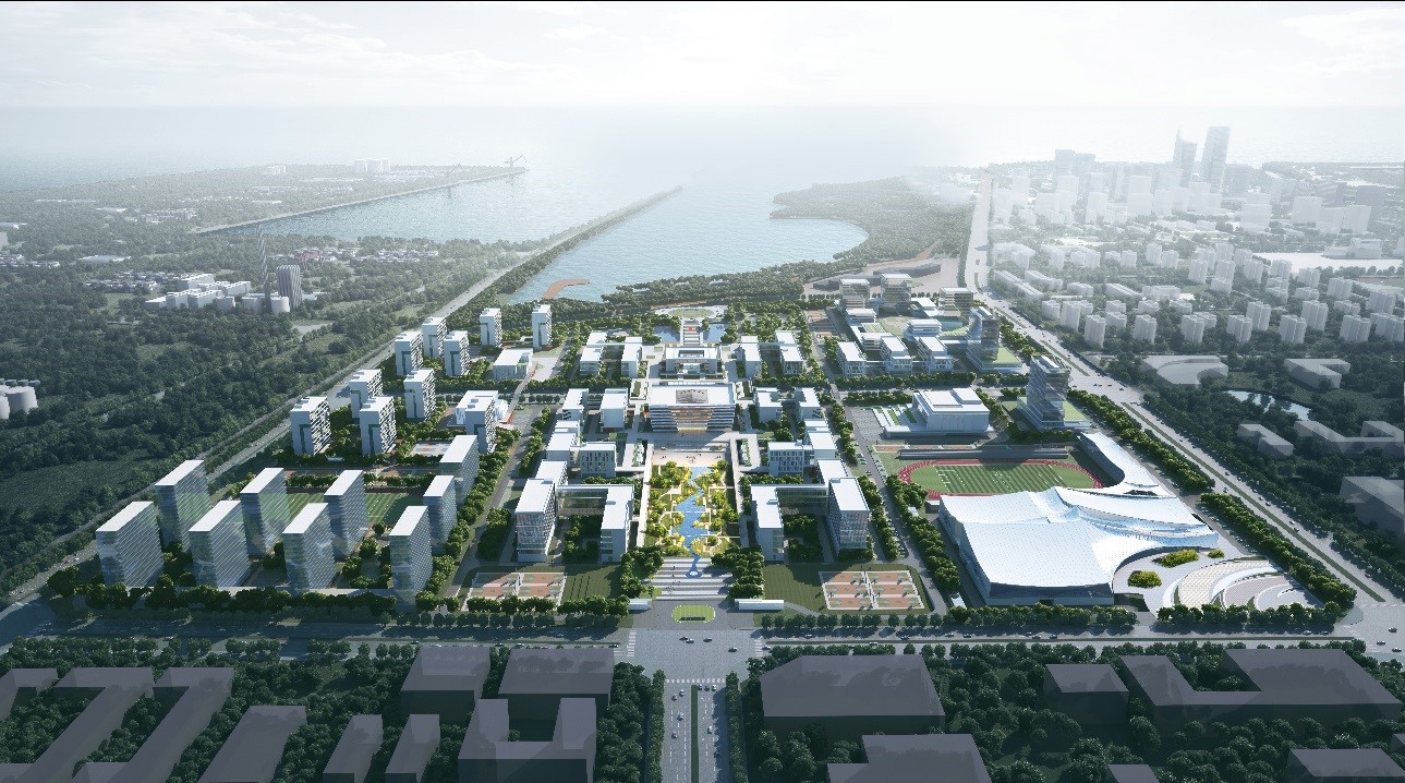 煙臺大學開發區科教園區建設效果圖 煙臺大學開發區科教園區建設效果圖